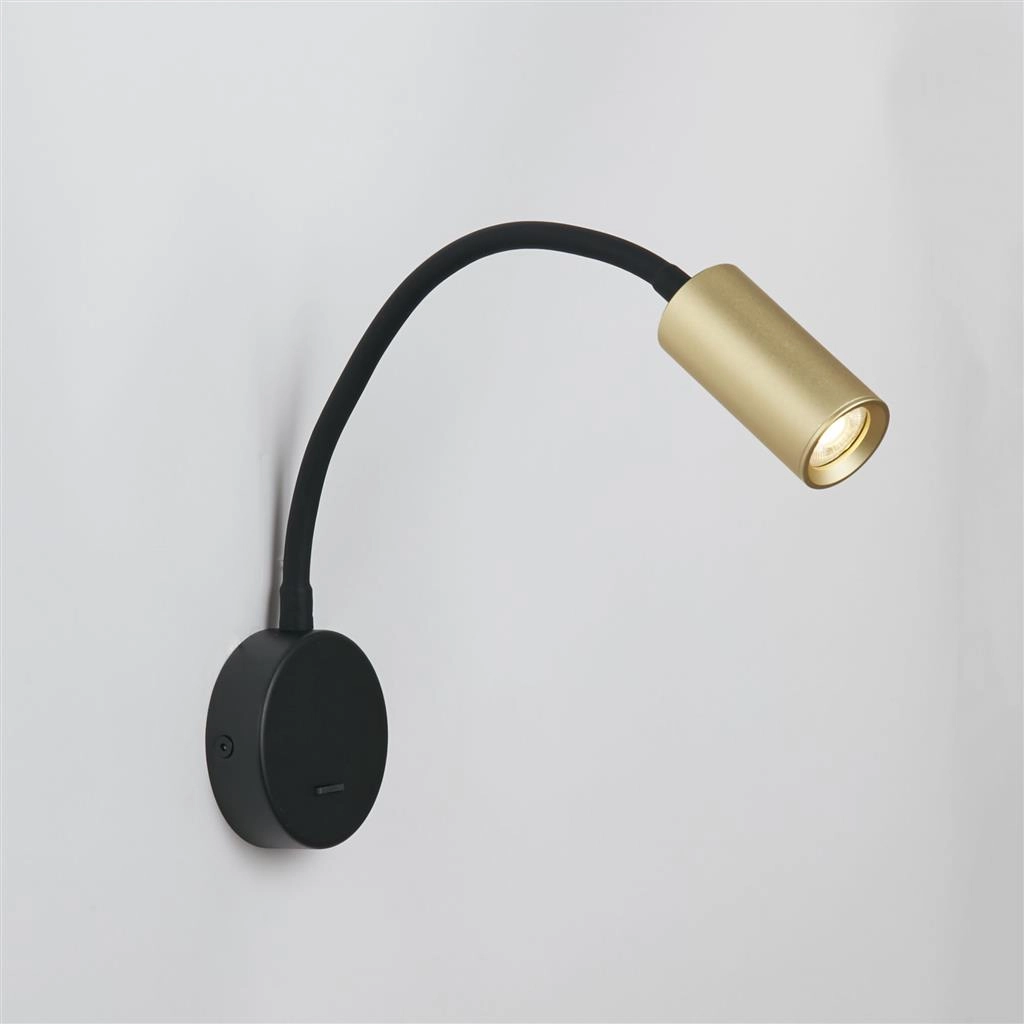 Bedside lamp Ciara Gold Flexible