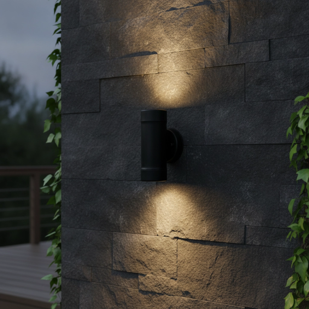 Round spotlight Limbio Up and down black