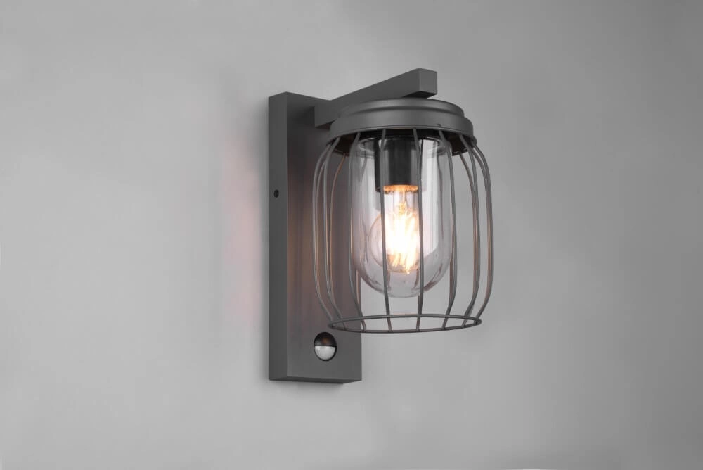 Wall lamp Tuela with motion sensor anthracite Trio 4017807506143