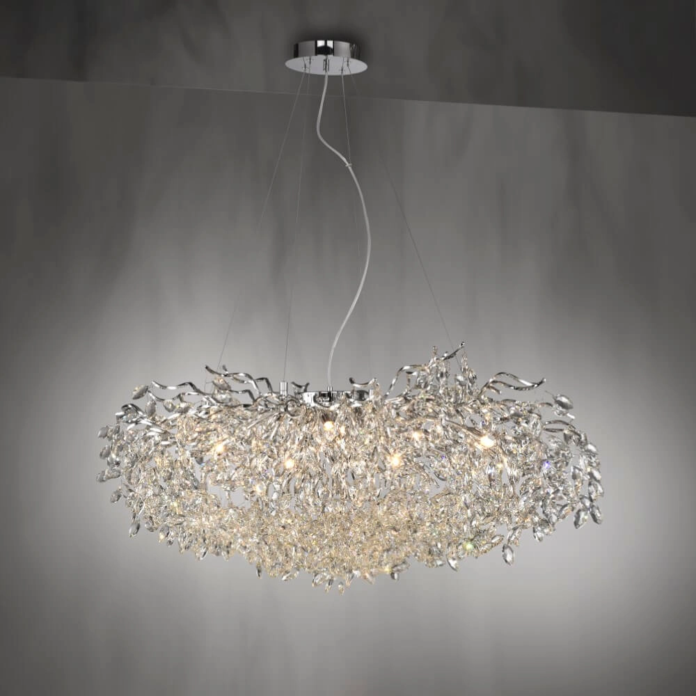 Chandelier Ricicle 120cm chrome Paul Neuhaus 4012248382080