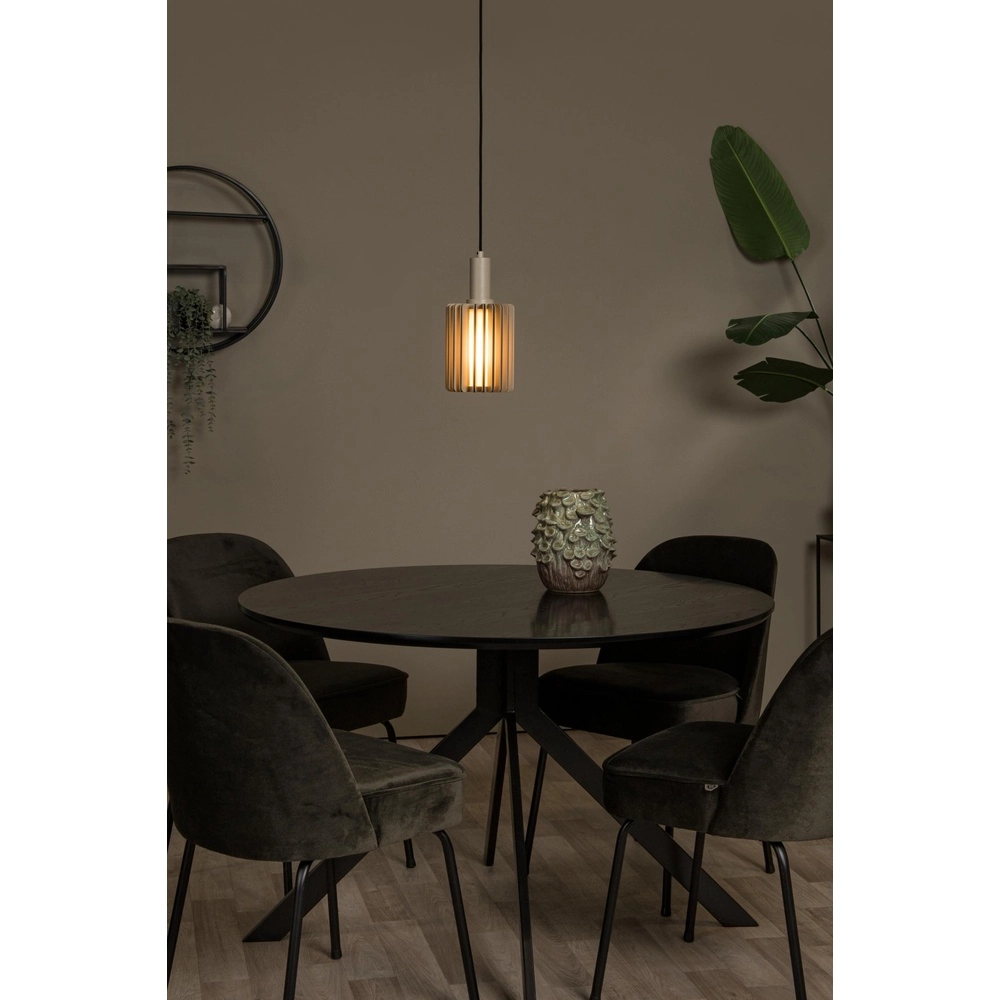 Pendant lamp Lambres Ø 15cm taupe Lucide 5411212452894