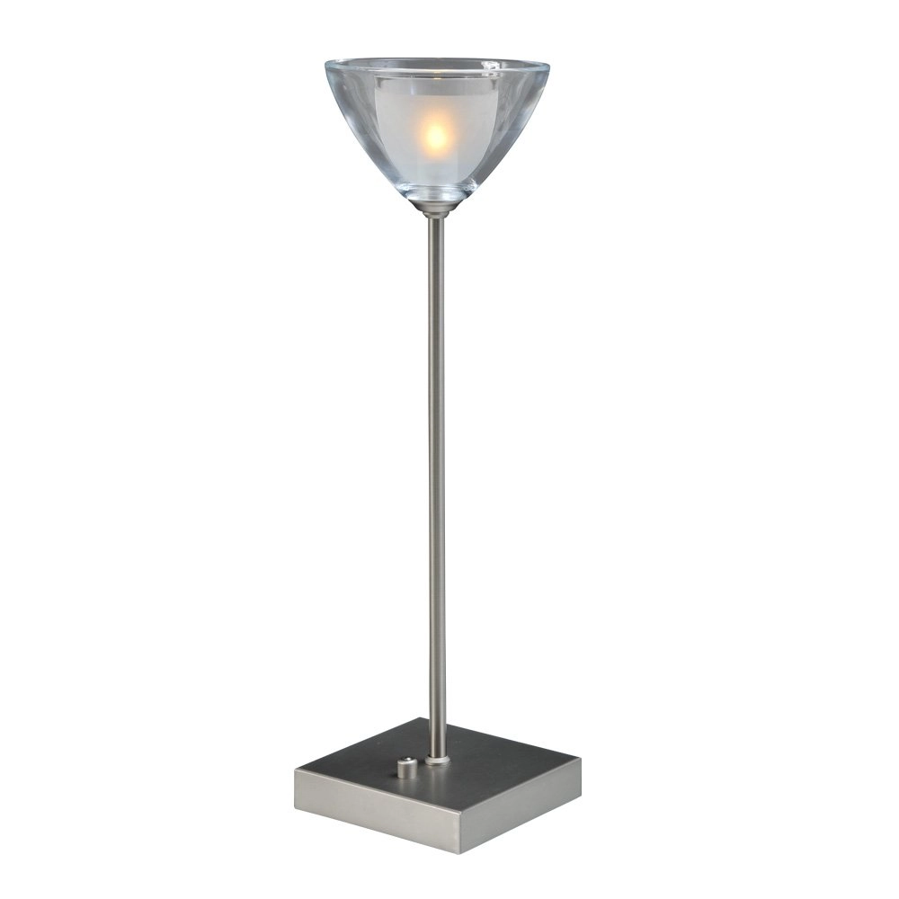 LED table lamp Caterina LED 42cm metallic gray