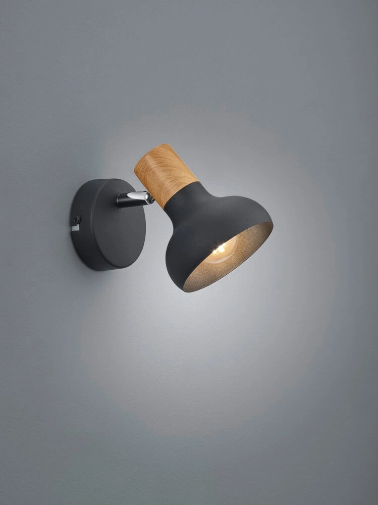 Wall lamp Latika black Trio 4017807576979