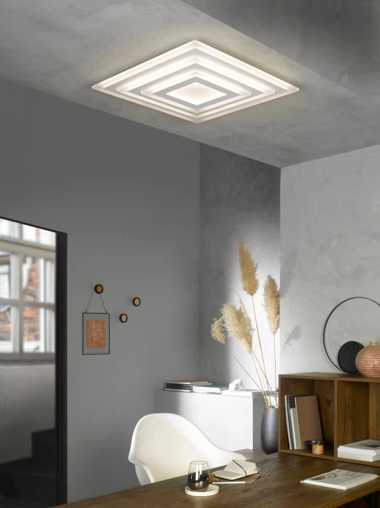Designer ceiling lamp Gorden 60 by 60cm Fischer & Honsel 4003694200554