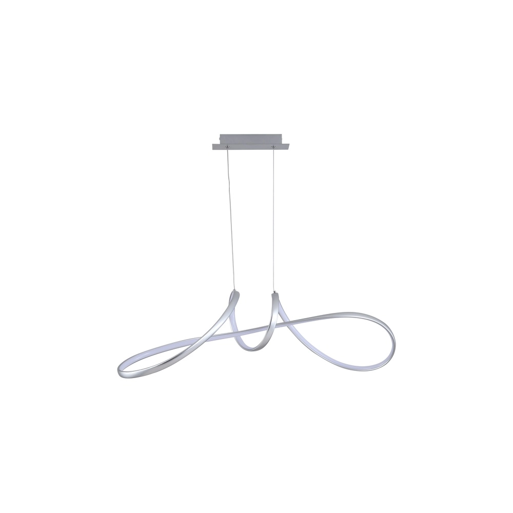 Pendant lamp Maisie grey Searchlight 5053423302249