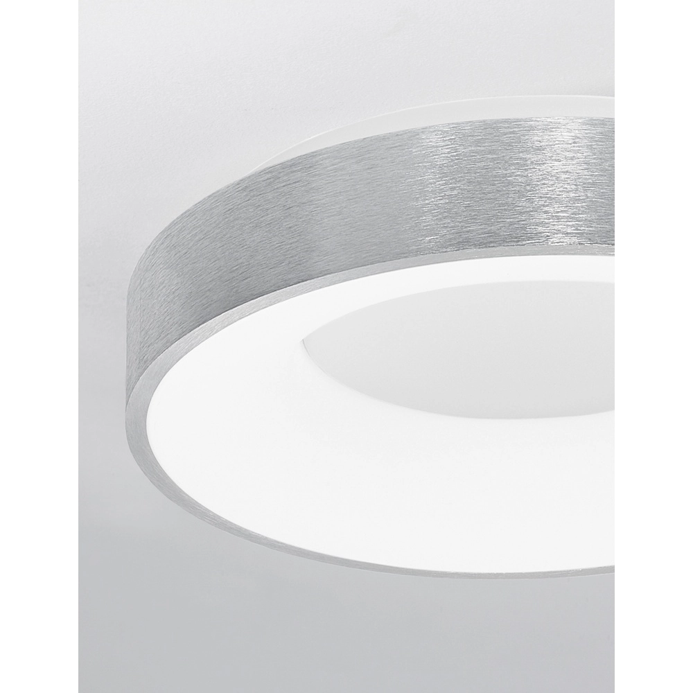 Ceiling lamp Rando Thin silver grey Ø 38cm Lyora 5212017420060