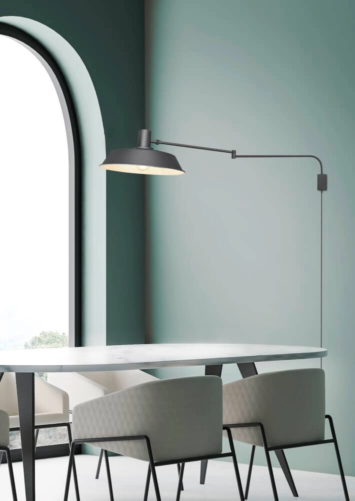 Wall lamp Bolder Matt black Trio 4017807462982
