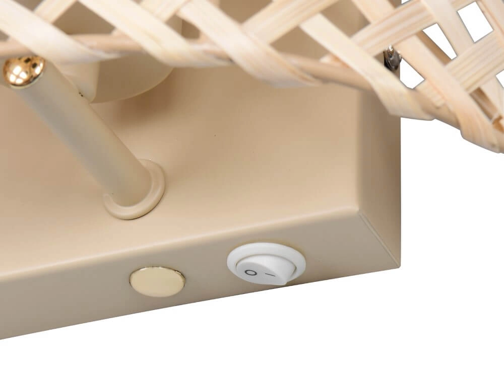 Japandi wall lamp Bina cream Trio 4017807636215