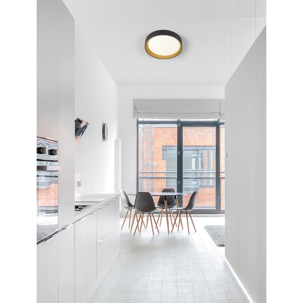 Ceiling lamp Stake black Ø 45cm Lyora 5212017445933