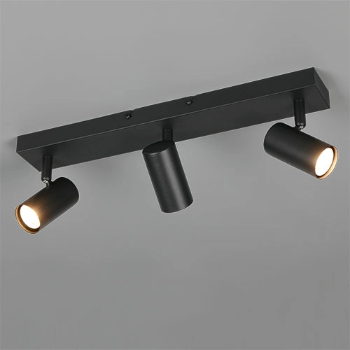 Surface-mounted spot Taryn 3-light black