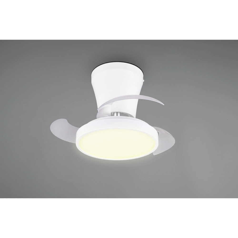 Small fan Moss white Ø 22cm