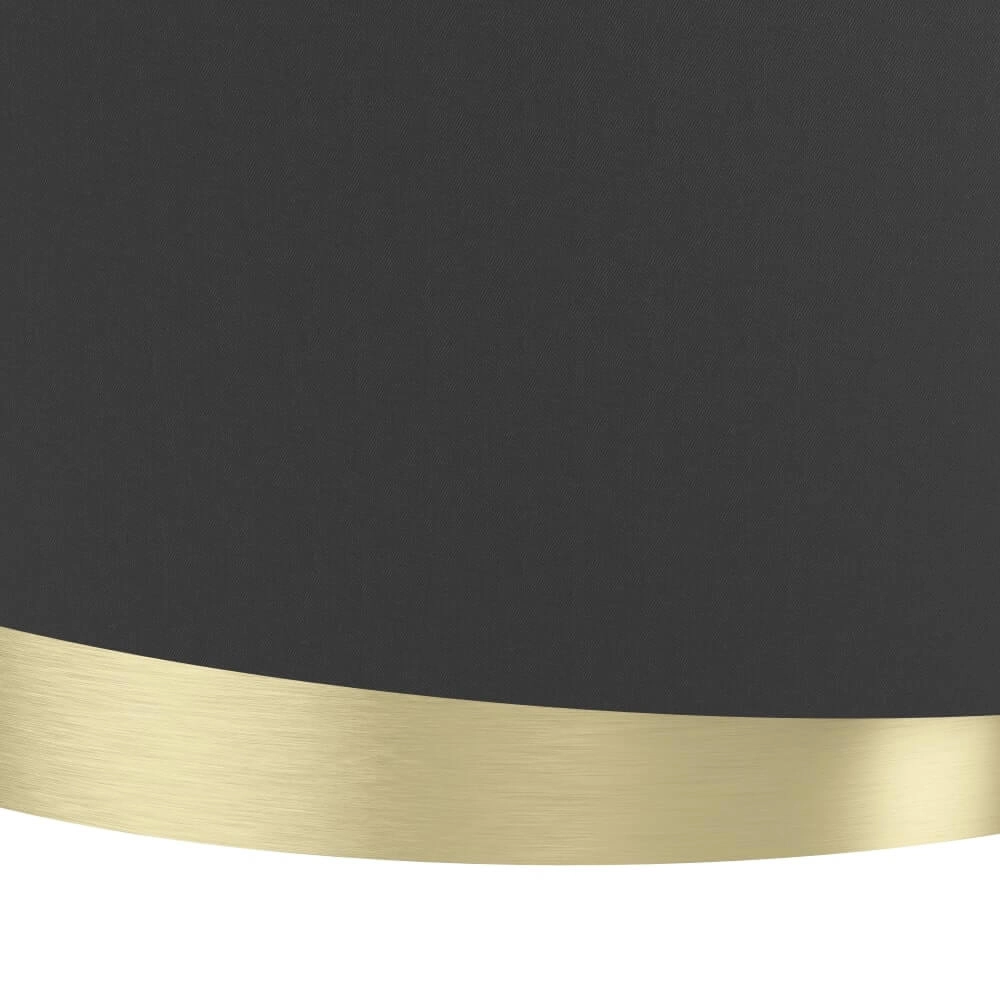 Hanging lamp black with gold Manderline Ø 56cm Stars of Light 9002759399269