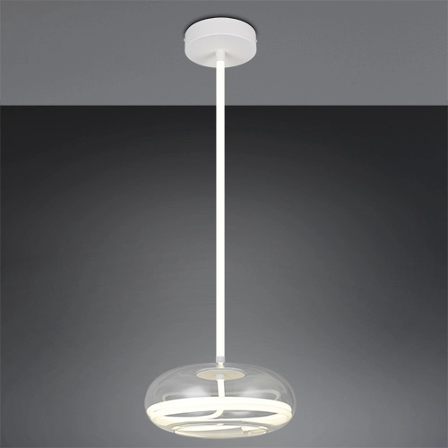 Design pendant lamp Tarsia white Ø 40cm