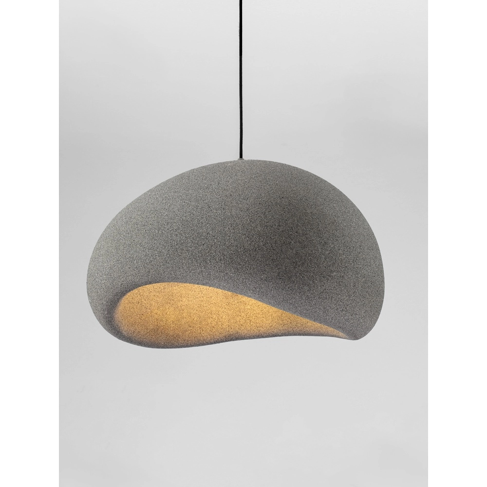 Natural pendant lamp Aere grey 60cm Lyora 5212017476739
