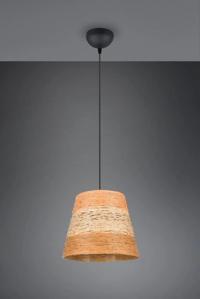 Paper pendant lamp Joeline Ø 30cm Trio 4017807637267