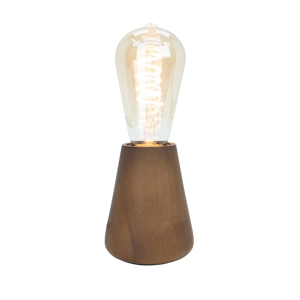 Subtle table lamp Asby dark wood