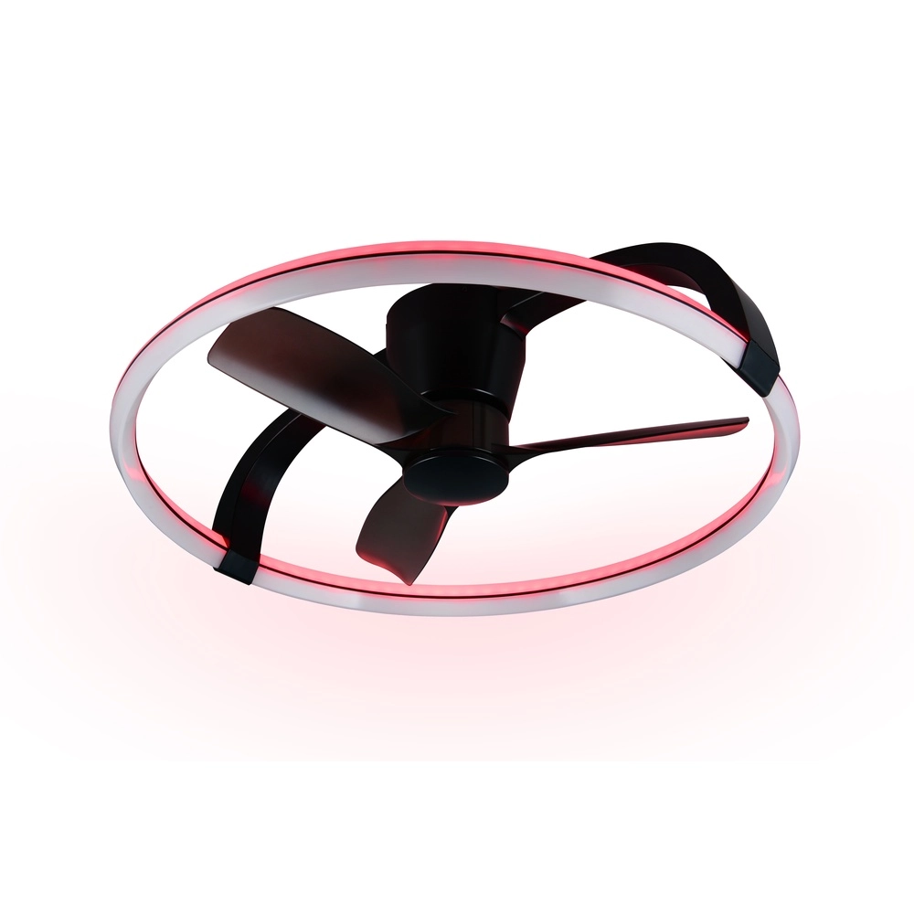 Smarthome fan Stockholm black Ø 73,5 Tuya Trio 4017807693133