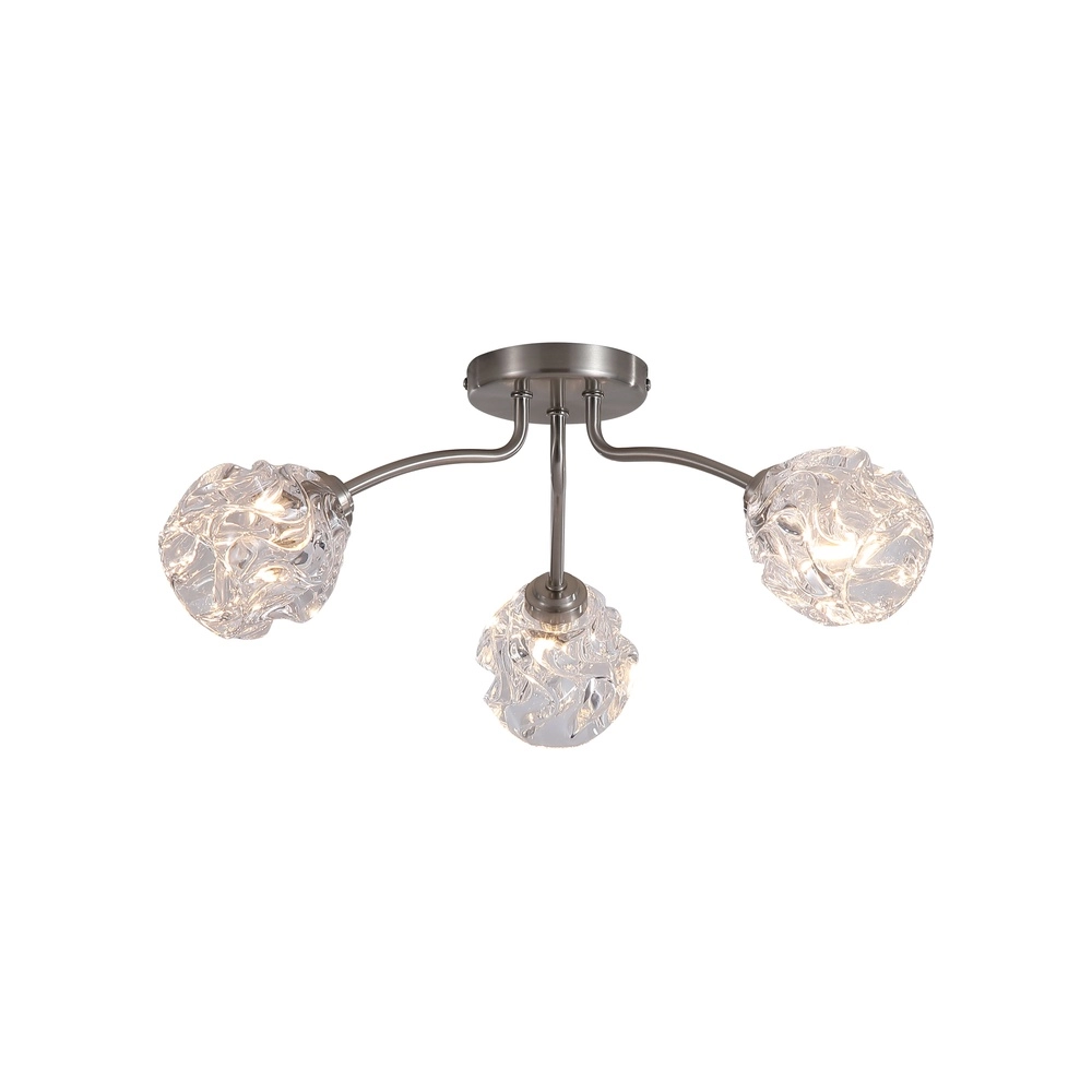 Ceiling lamp Astral nickel 3-lights
