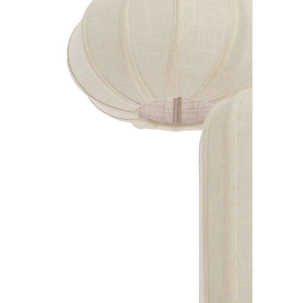 3L vide pendant lamp Tufia linen cream Light & Living 8717807816742