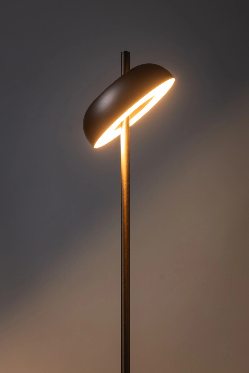 Led floor lamp Maureen nickel black ETH 8720195310891