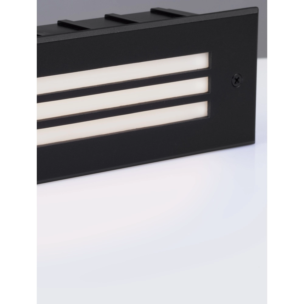Sleek wall lamp Off 25.6cm with ribbing Lyora 5212017453396