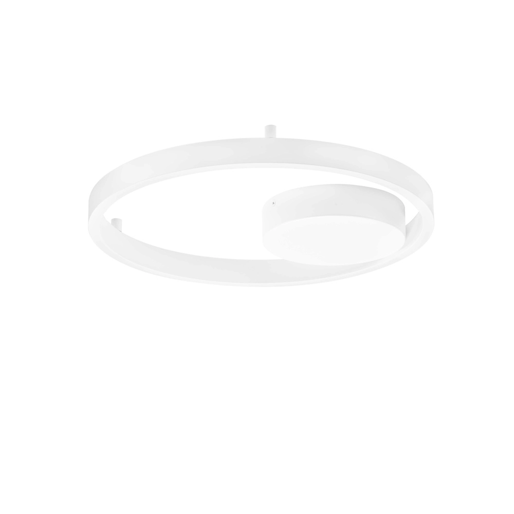 Ceiling lamp Hedra round Ø 40cm white Lyora 5212017448859