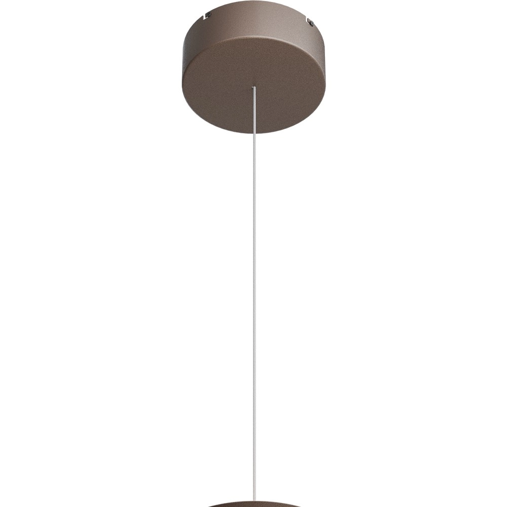Pendant lamp Ceppo cocoa brown Ø 45cm with uplight Masterlight 8718121389646