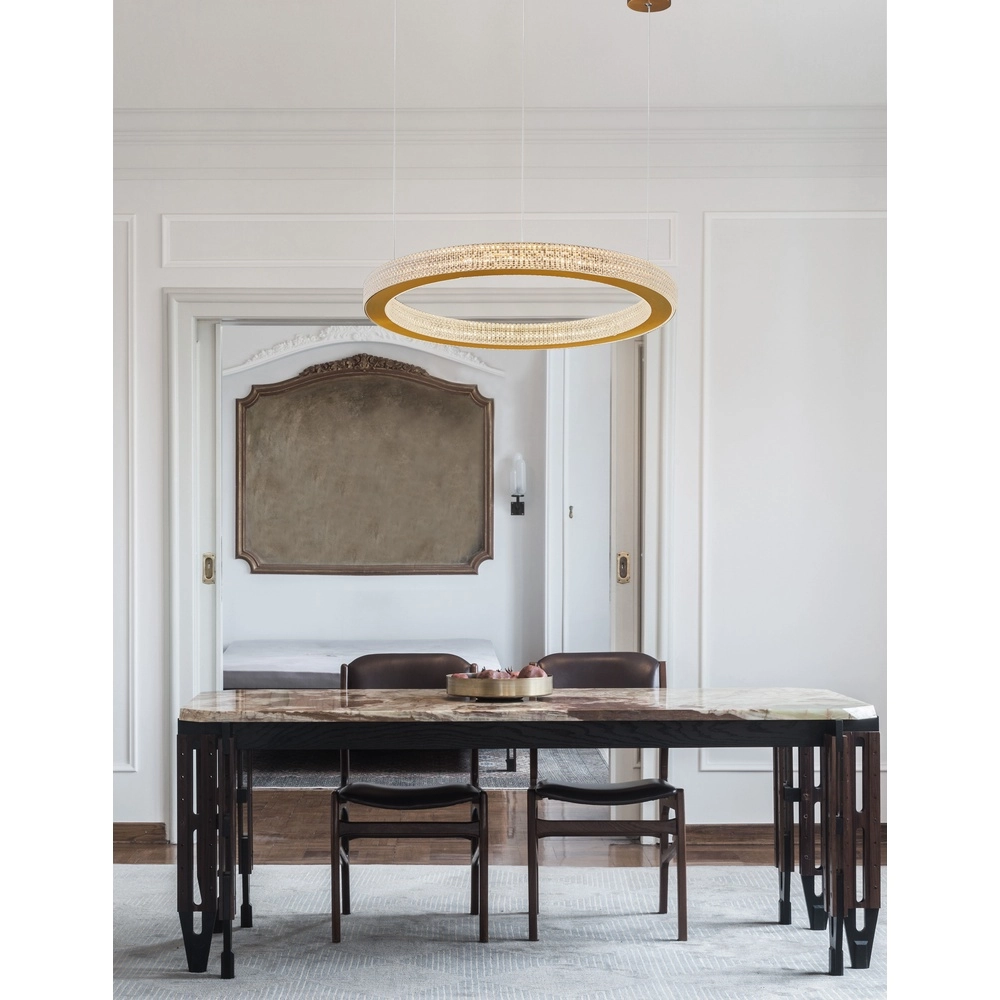 Pendant lamp Fiore gold Ø 40cm