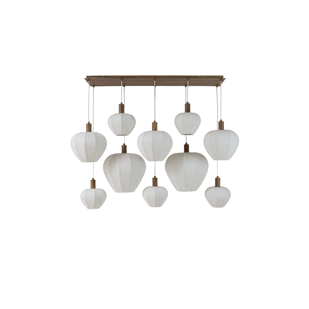 Japandi pendant lamp Huxi 10-light Light & Living 8717807843465