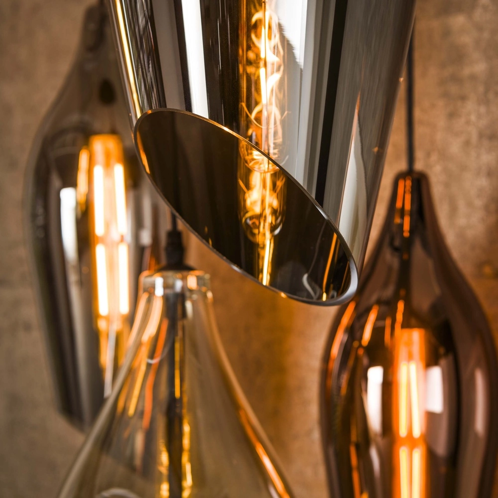Vide pendant lamp Cocoon 5x colored glass Lyora 8716803511910