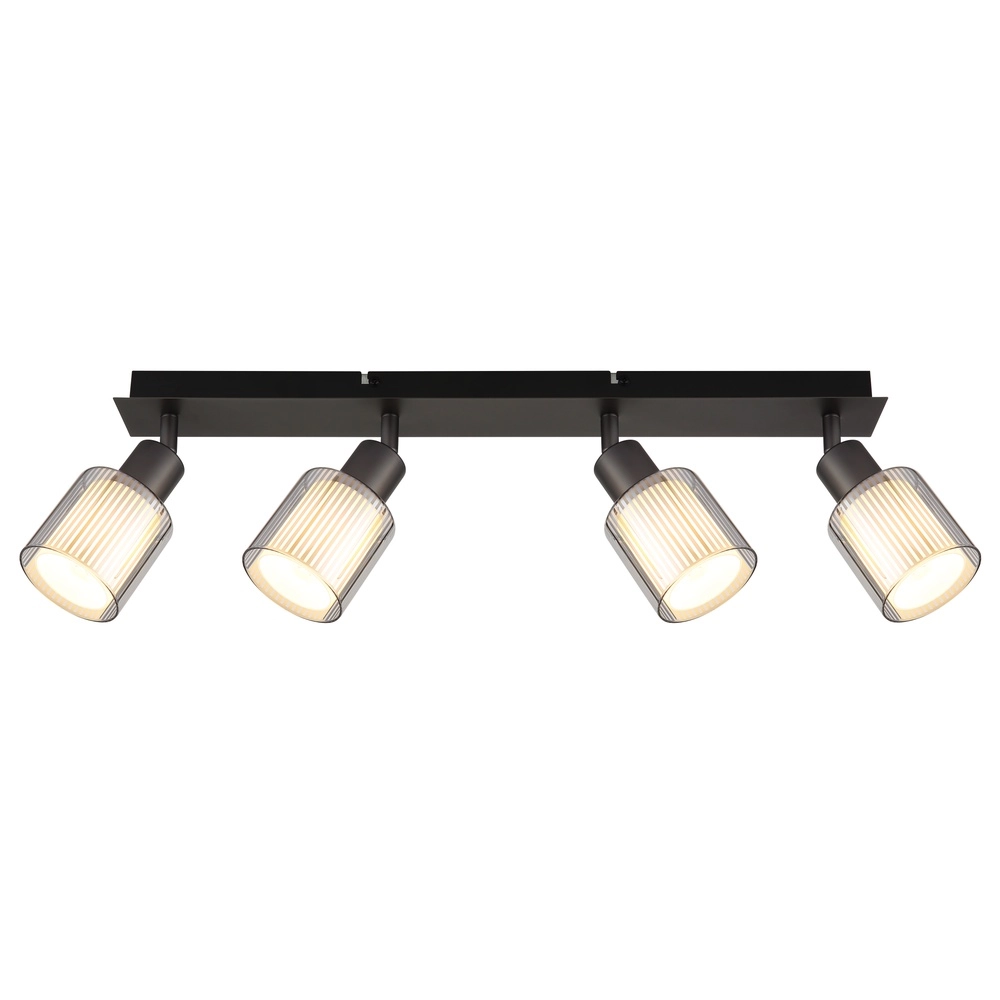Design ceiling lamp Villegas 4-light gunmetal Globo 9007371578948
