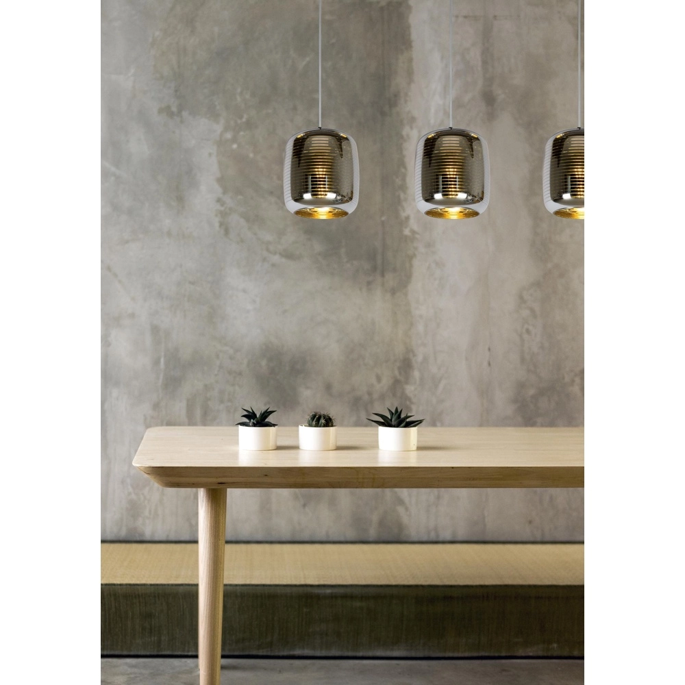 Pendant lamp Eryn Chrome 3-light Lucide 5411212702319