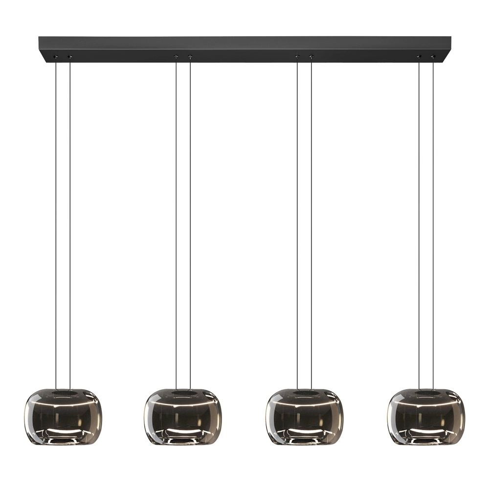 Design pendant lamp Hortunas 4-light