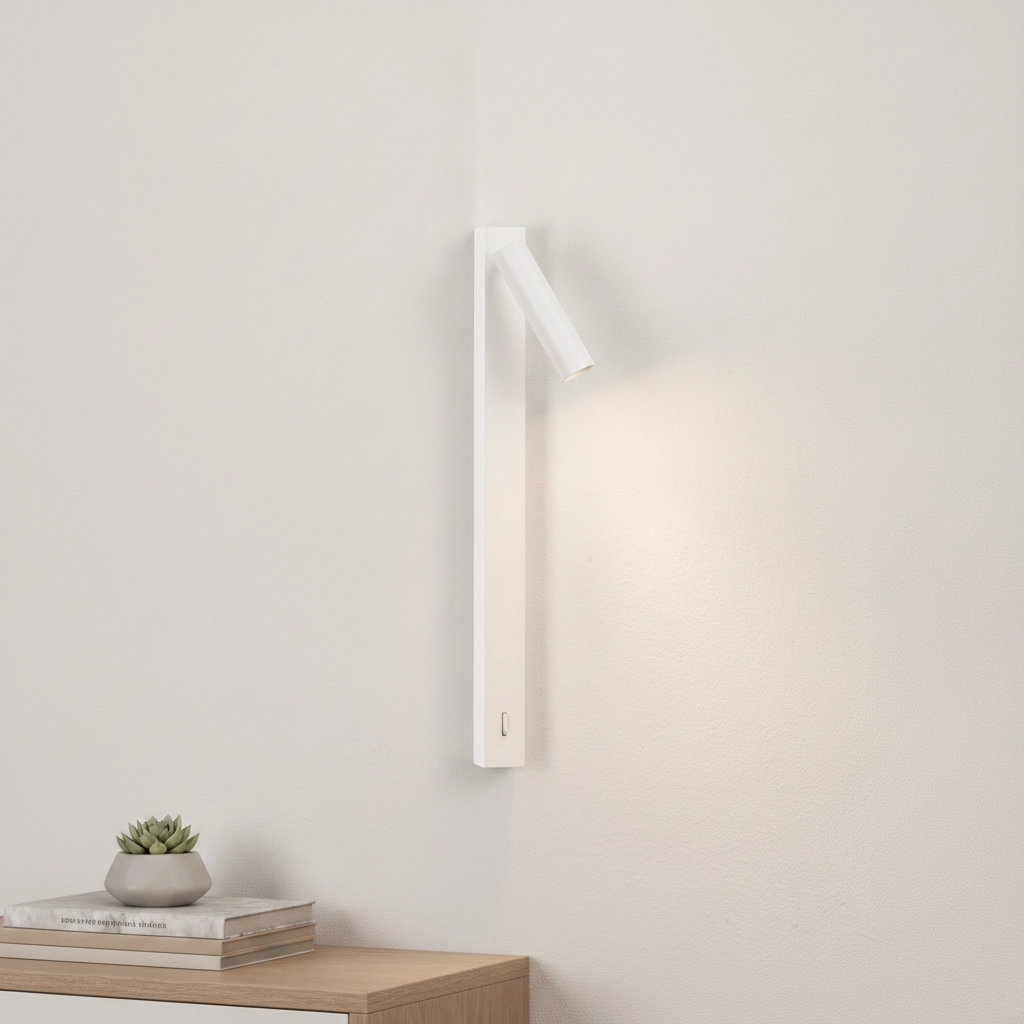 Bedside lamp Tondo white