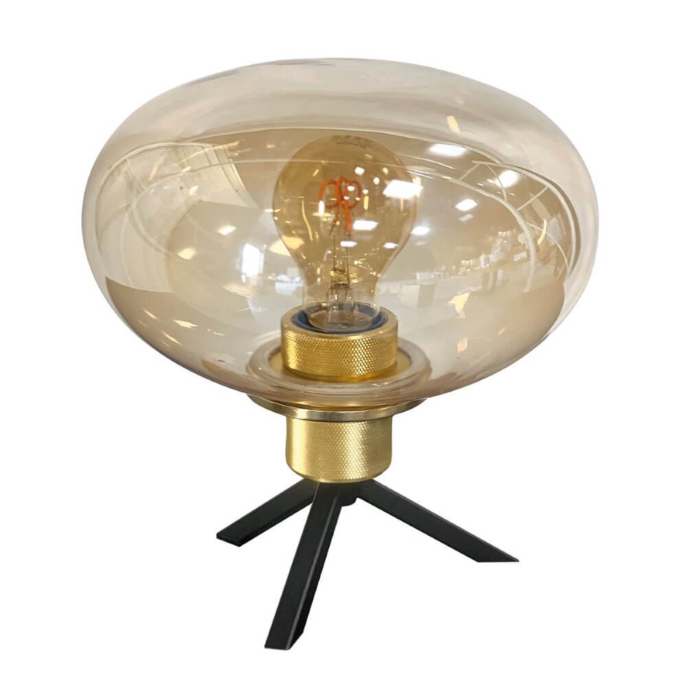 Table lamp Reflexion Ø 22cm - with amber glass Steinhauer 8712746171006