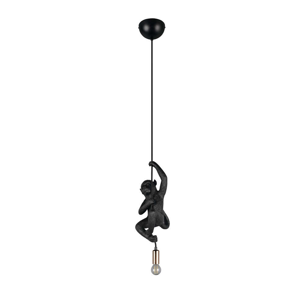 Pendant lamp Fips monkey black Trio 4017807667981