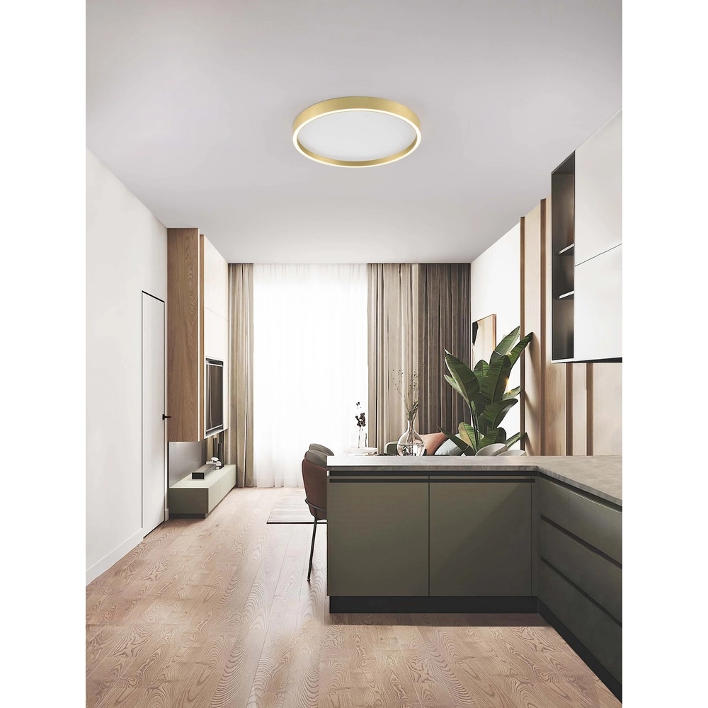 Ceiling light Istos Ø 50cm gold Lyora 5212017448910