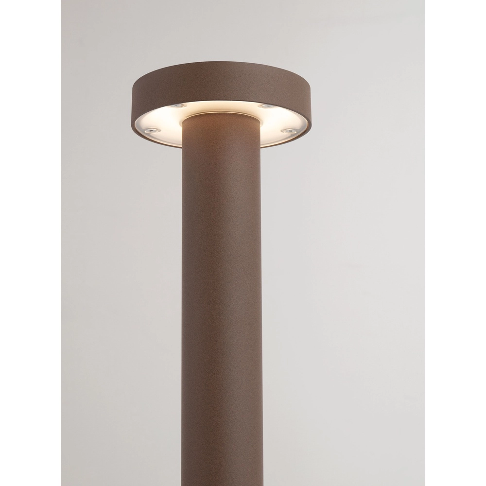 Desing garden lamp Gong rust brown 60cm - 2700K Lyora 5212017496225