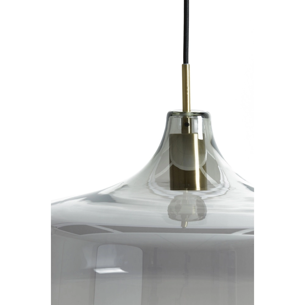 Smoke Glass Pendant Light Solna Ø 39.5cm Light & Living 8717807680220