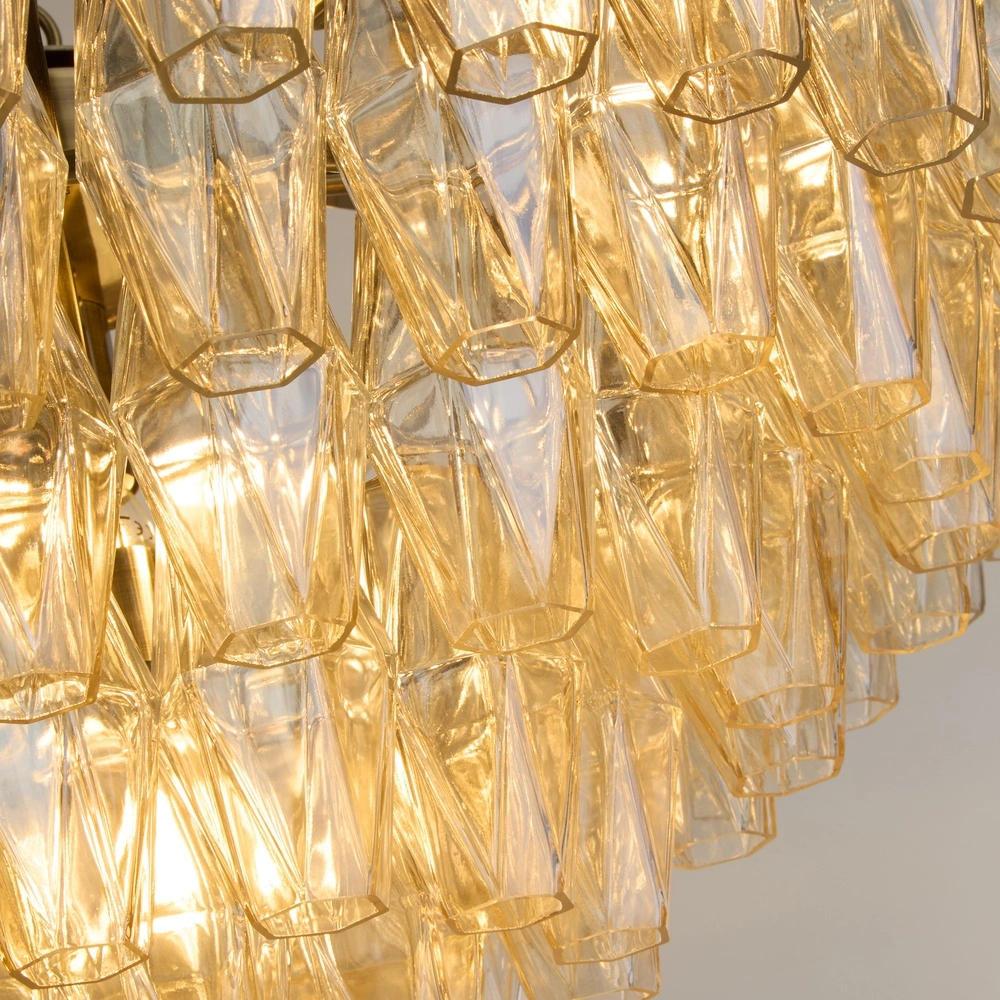Pendant lamp Alba antique brass Ø 70cm