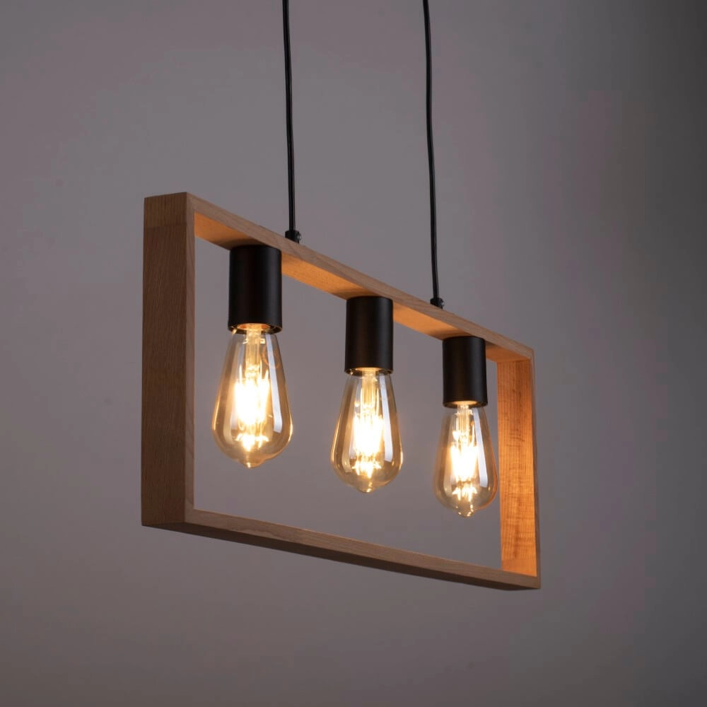 Country Pendant Lamp Franky 3-light Just Light 4043689966430