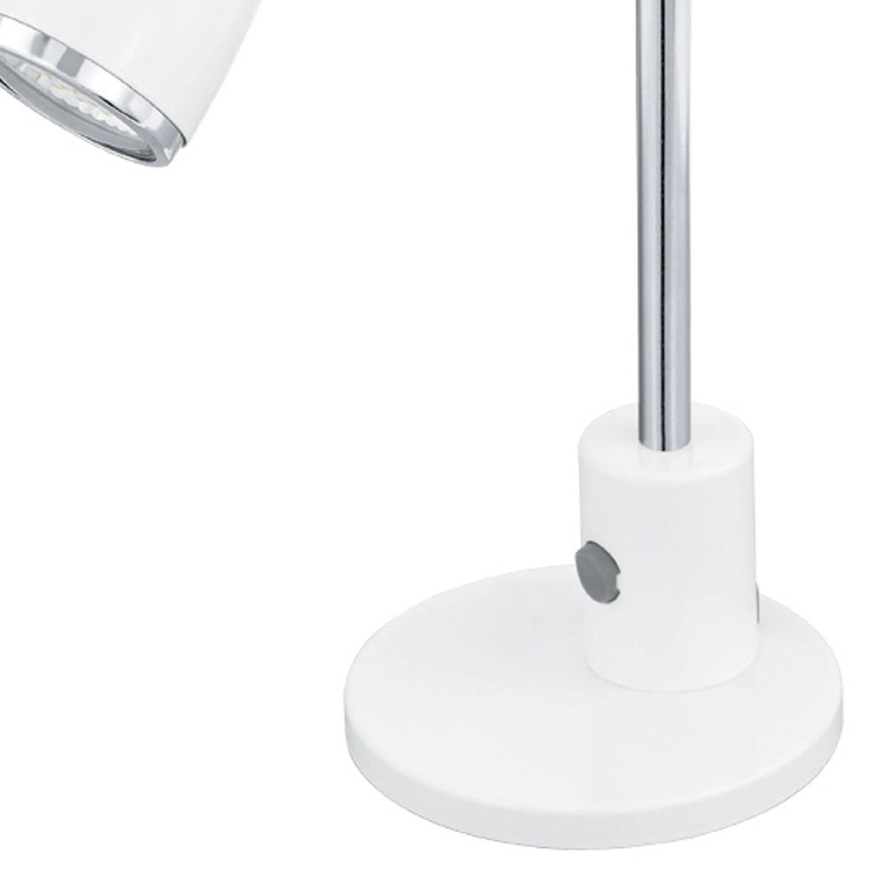 LED table lamp Fox white with chrome Eglo 9002759928728