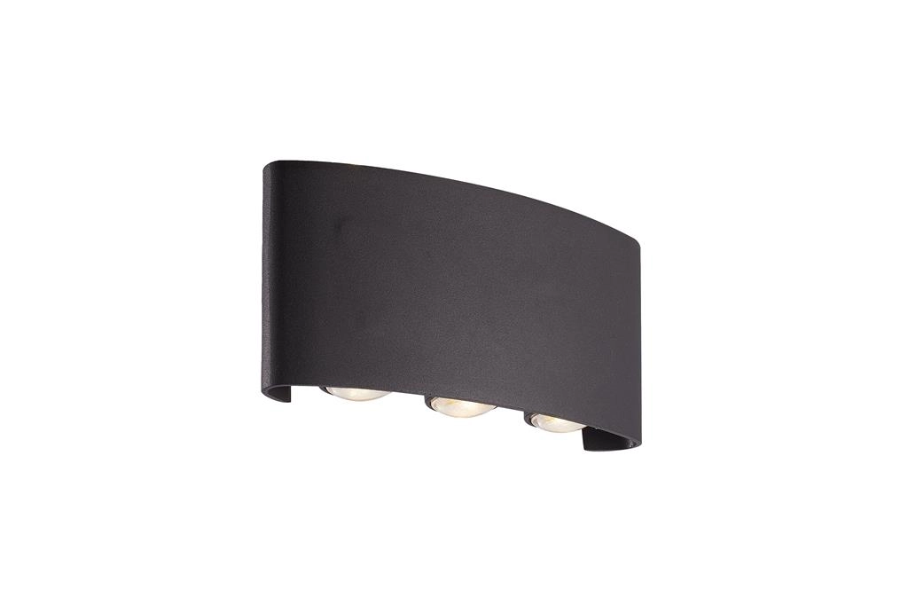Wall lamp Shadows M black