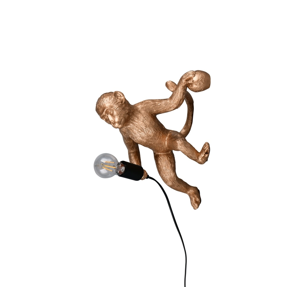 Wall lamp Louy monkey gold Trio 4017807667967