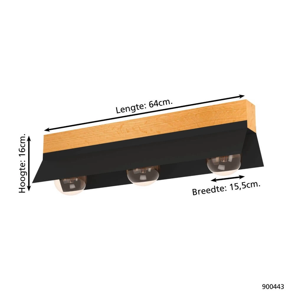 Modern ceiling lamp Tarrafo Eglo 9008606243945