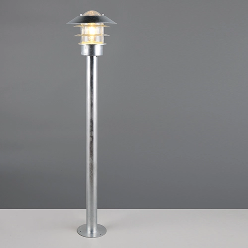 Garden lamp 100cm Ruvuma zinc grey