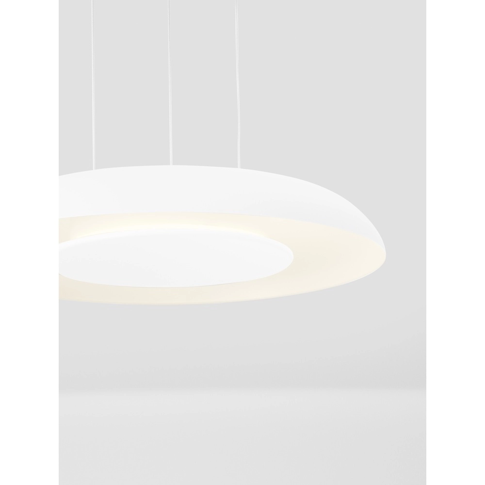 Modern pendant lamp Ormi Ø 40cm white Lyora 5212017463227