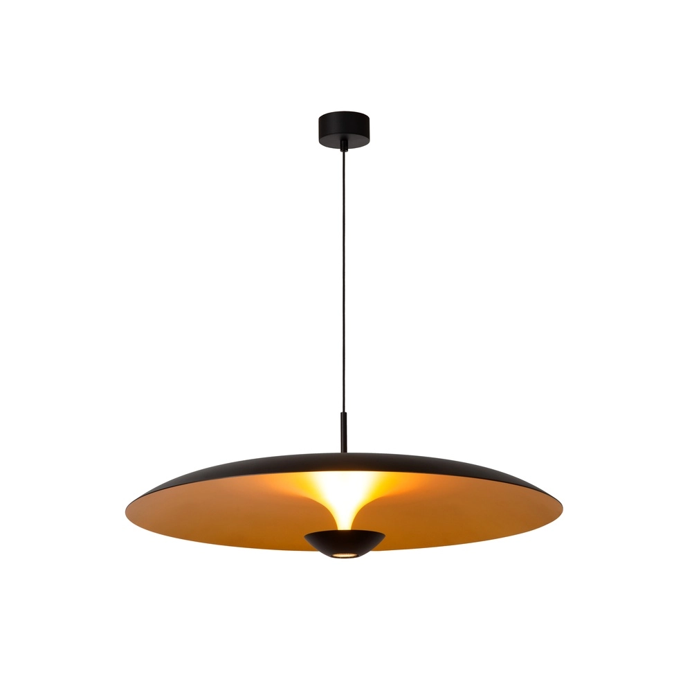 Design pendant lamp Kenneth black Ø 80cm