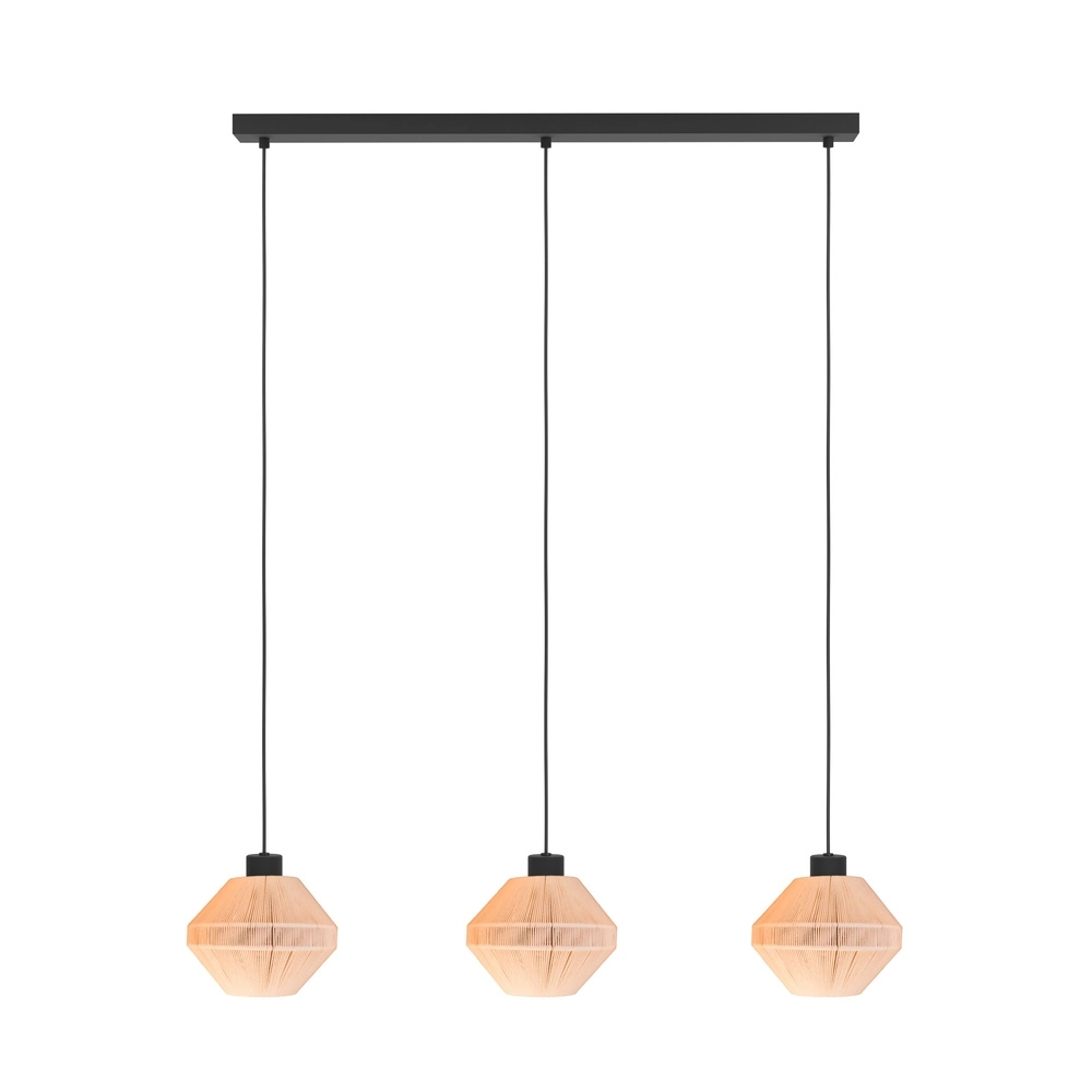 Rope Pendant Light Midsumer 3x Ø 22cm Eglo 9002759440015
