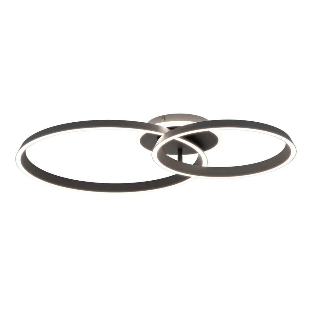Modern ceiling lamp Girifalco black 67 x 48cm